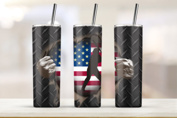 4th of July America 20oz Skinny Tumbler Graphics Review