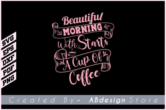 A Coffee Lover SVG for Graphics and Print Templates