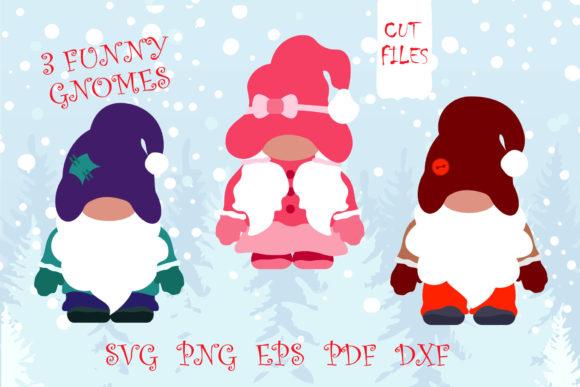 A Graphic Designer's Review of the Funny Winter Gnomes SVG Print Template