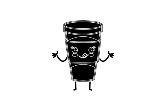 A Kawaii Chocolate Cup Graphic: A Freebie for Sweet Brands