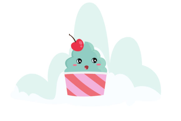 A Practical Review of Cute Kawai Ice Cream Cup Graphics & Icons