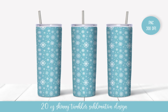 A Winter Tumbler Sublimation Wrap for Craft Graphics