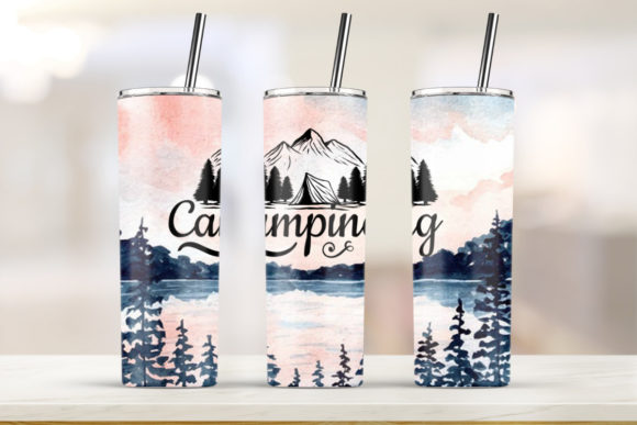 Camping Tumbler 20oz Skinny: Graphics & Print Review