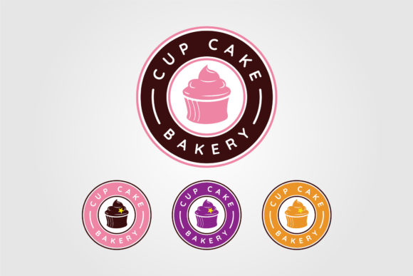 Cup Cake Bakery Logo Vector Graphics Review