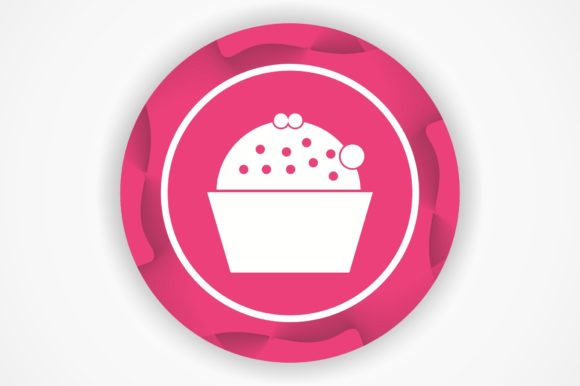 Evaluating Cup Cake Icon for Commercial Digital Product Creation