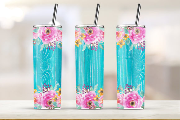 Flowers Wood 20oz Skinny Tumbler Design Review