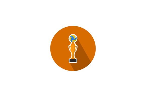 Reviewing the Cup Volleyball Icon Graphics for Editorial Use