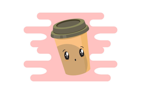 When a Kawaii Coffee Cup Clipart Lands on a Professional Designer's Desk