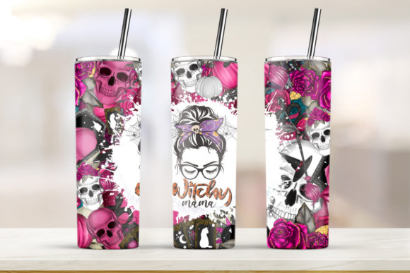 Witchy Mama Halloween 20oz Tumbler Design Review